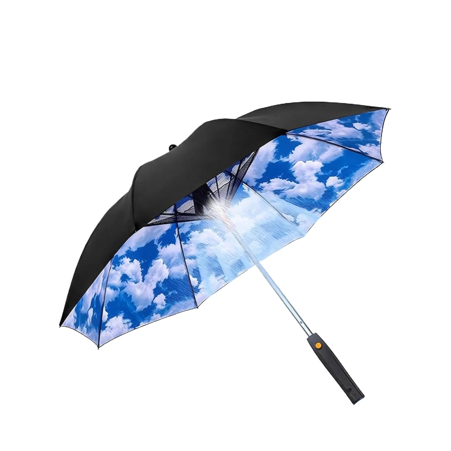 Versatile 3-in-1 Portable Umbrella with Fan and Sprayer - Stay Cool and Protected from Sun and Rain!